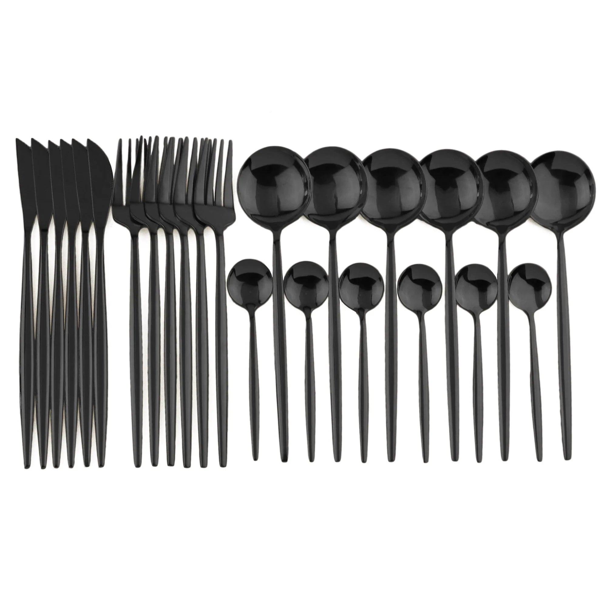 24pcs Stainless Steel Cutlery