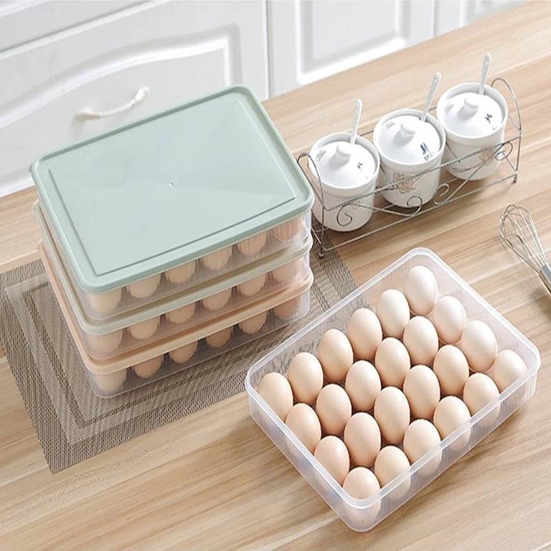 24 Egg Holder Portable Kitchen Food Container