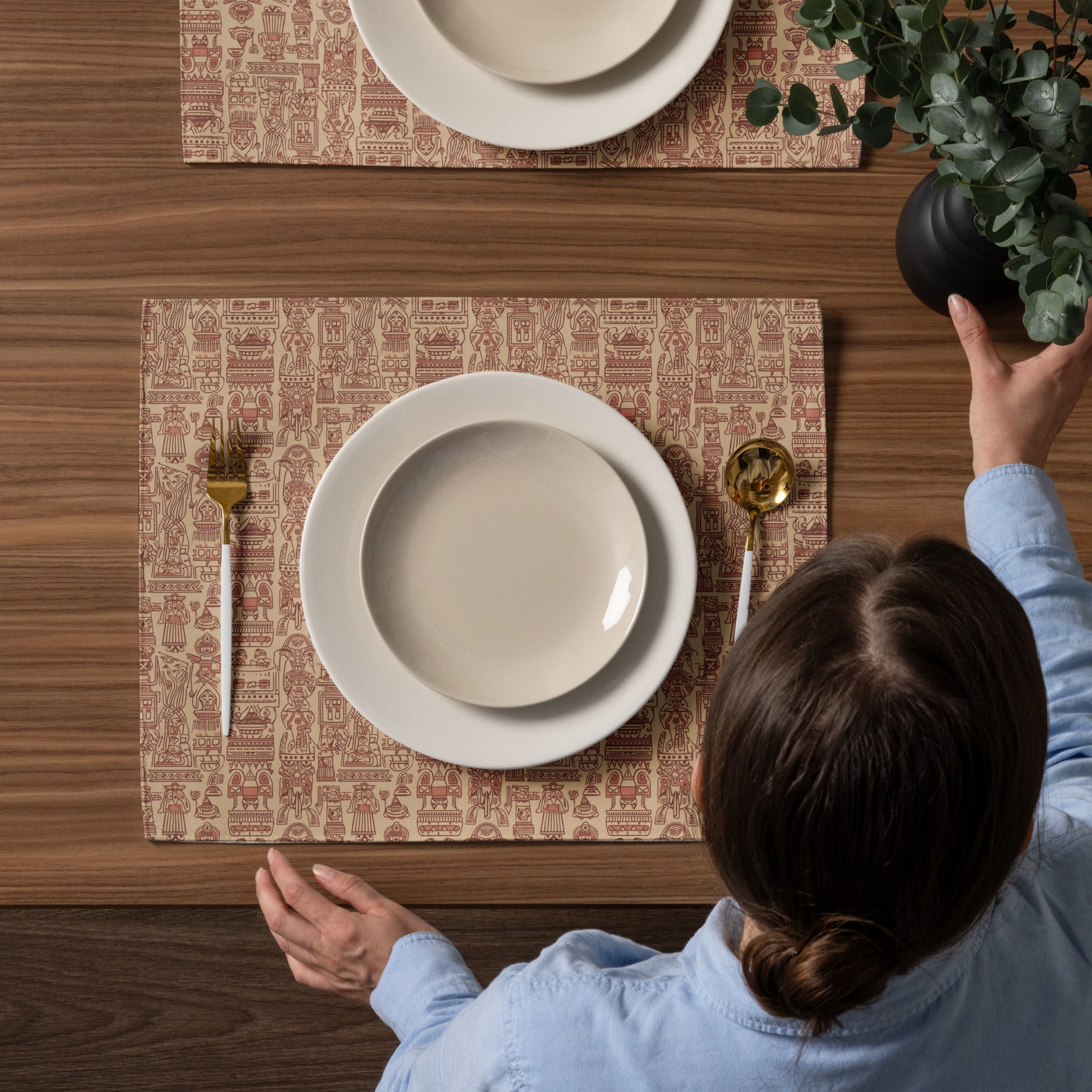 Aztec Neutral Placemat Set