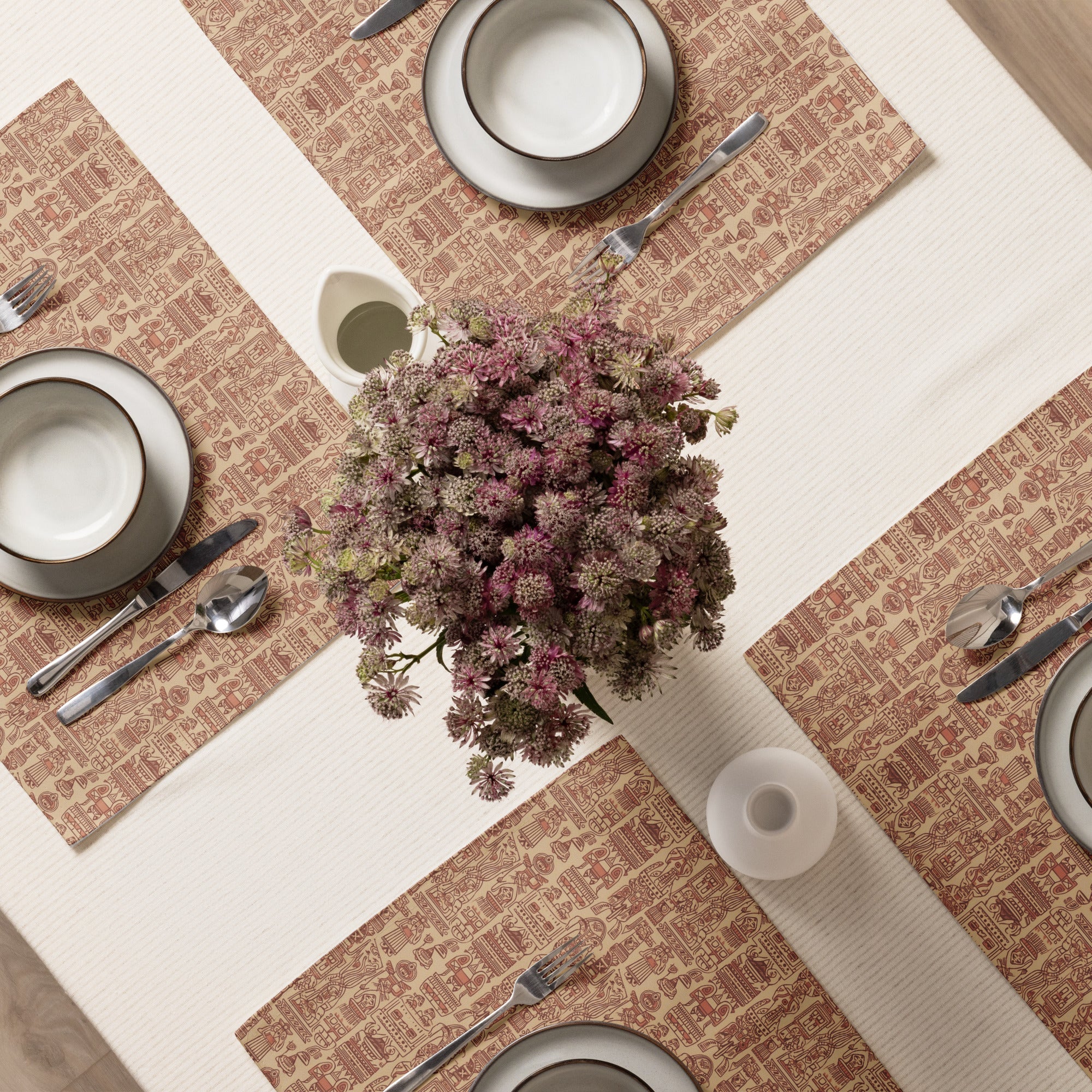 Aztec Neutral Placemat Set