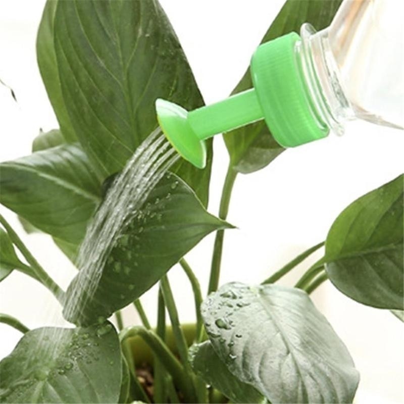 3pcs Gardening Plant Watering Attachment Spray-head Soft Drink Bottle Water Can Top Waterers Seedling Irrigation Equipment