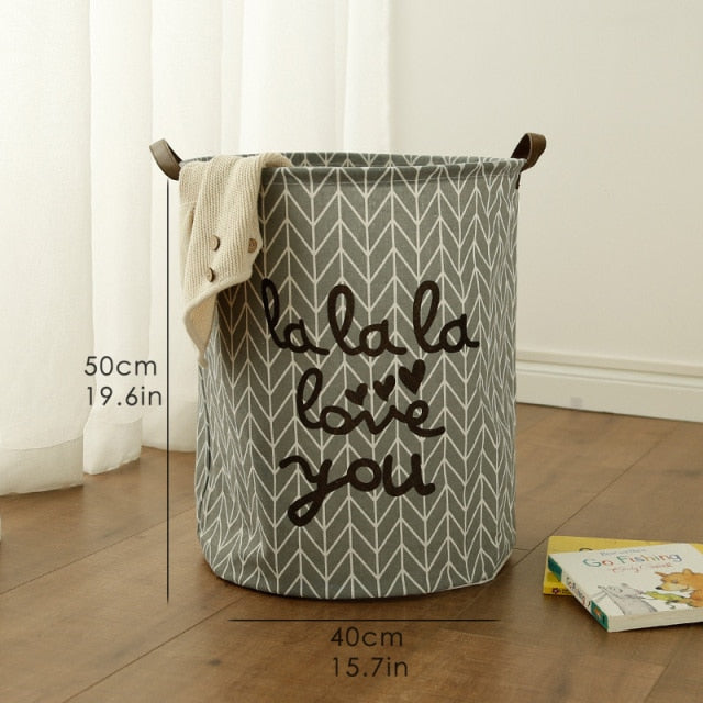 Tyvek laundry basket canvas Toy Storage Box Splice flexible veneer brown paper handbag burlywood Dirty clothes organizer Bin