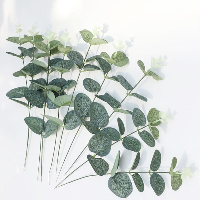 Artificial Eucalyptus Leaves Decor