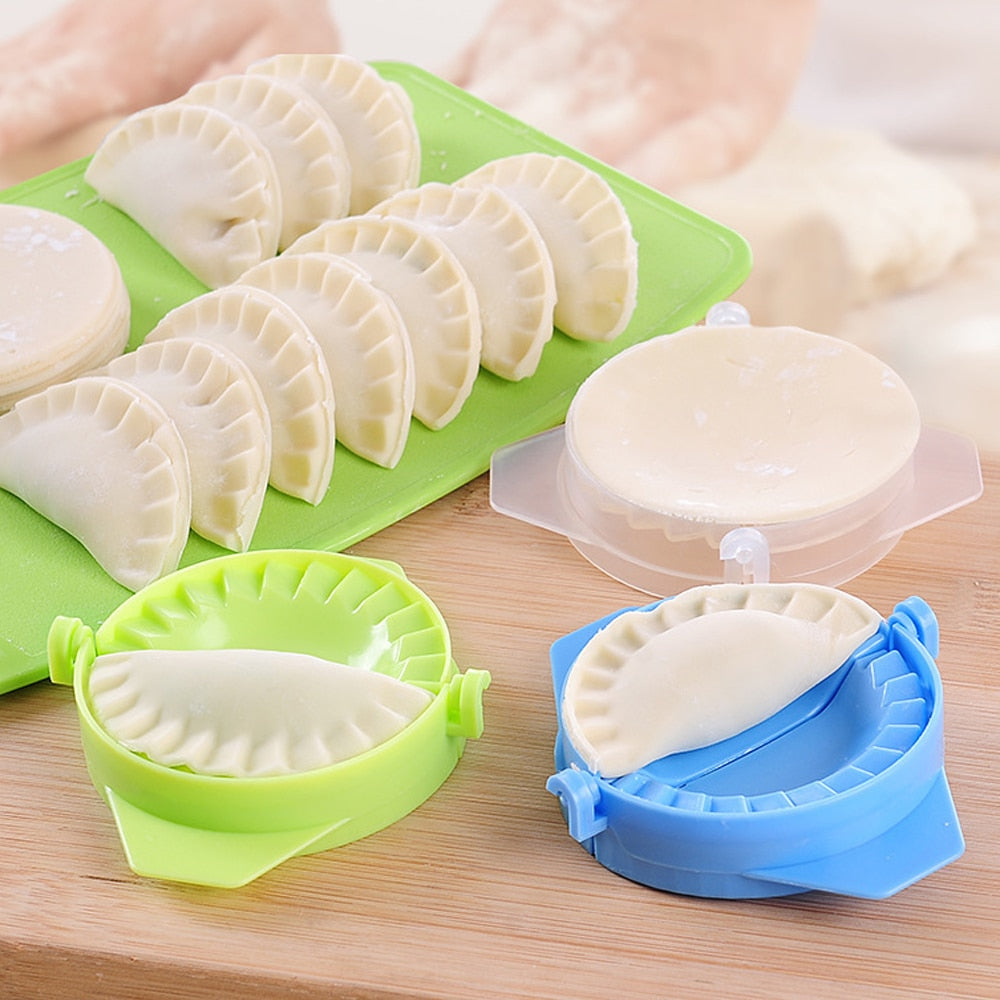 1pcs Dumpling Artifact Portable Plastic Jiaozi Maker Device Easy DIY Dumpling Mold Kitchen Appliances Cookware