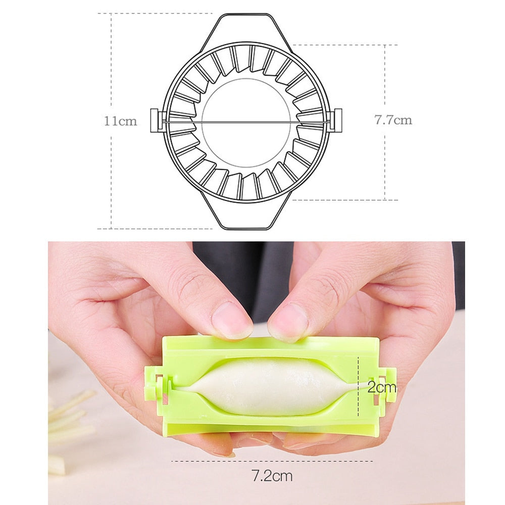 1pcs Dumpling Artifact Portable Plastic Jiaozi Maker Device Easy DIY Dumpling Mold Kitchen Appliances Cookware