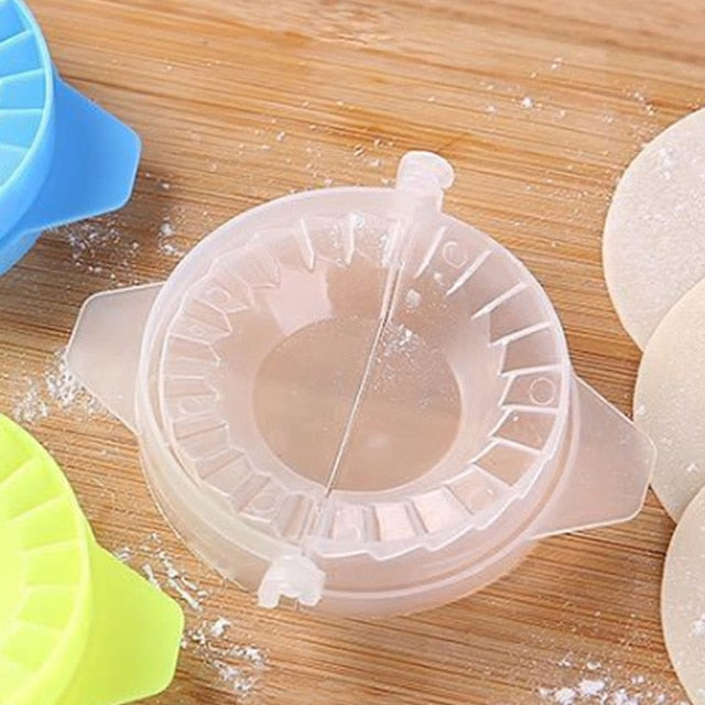 1pcs Dumpling Artifact Portable Plastic Jiaozi Maker Device Easy DIY Dumpling Mold Kitchen Appliances Cookware