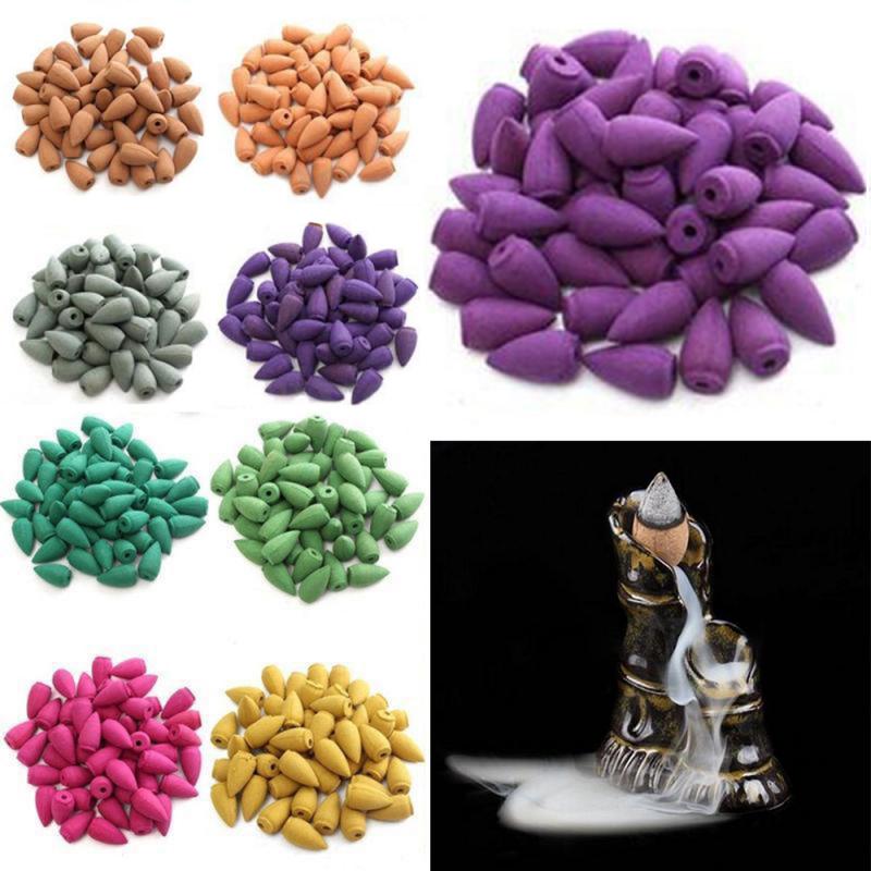 50pcs Natural Incense Smoke Bullet Tower