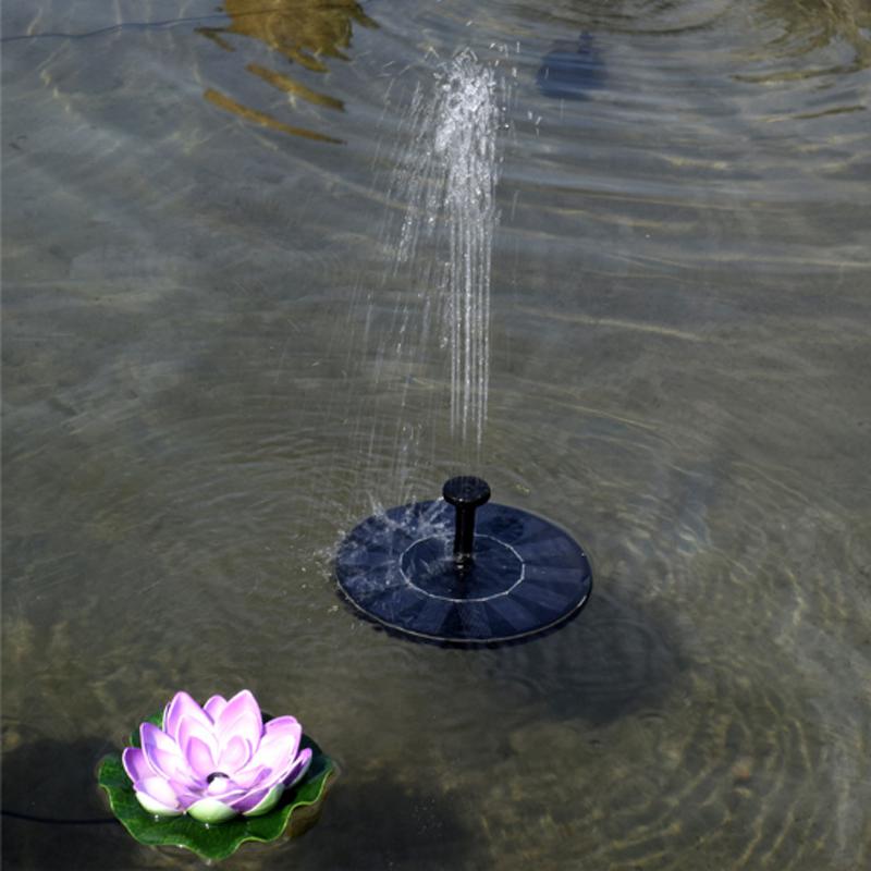 Mini Solar Power Water Fountain