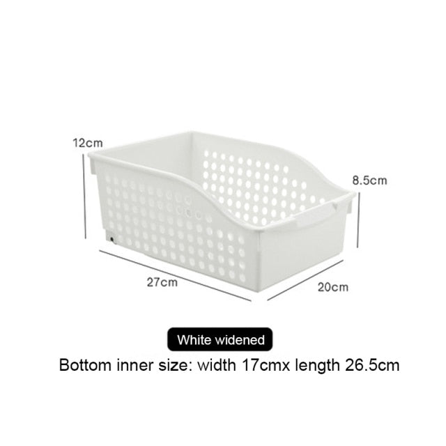 1PC Tabletop Cabinet Belt Wheel Storage Basket