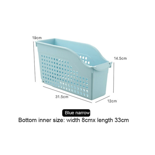 1PC Tabletop Cabinet Belt Wheel Storage Basket