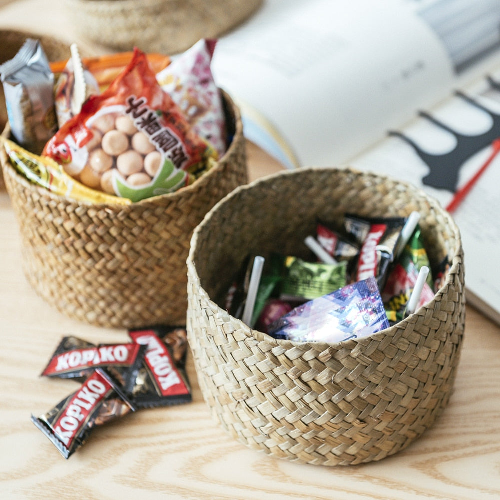 Handmade Bamboo Storage Basket