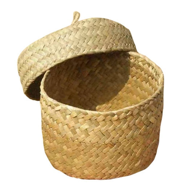 Handmade Bamboo Storage Basket