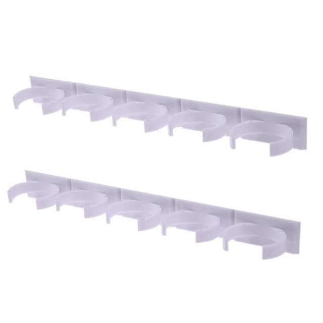 2/4 Pcs Kitchen Storage Rack Wall Mount Ingredient Spice Bottle Rack Plastic Clip Rack Cabinet Door Hooks Jar Spice Holder Tools