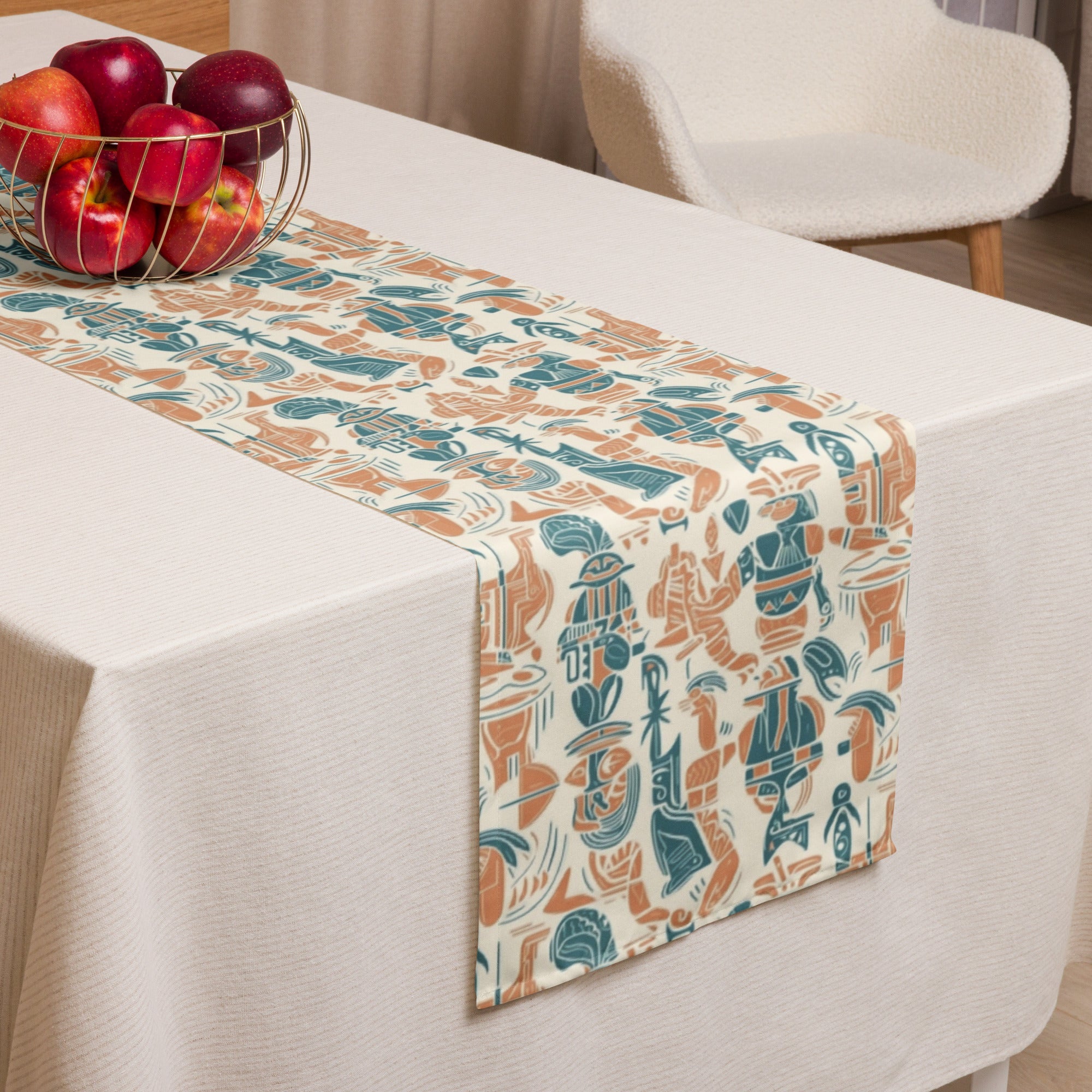 Aztec mixed Table runner