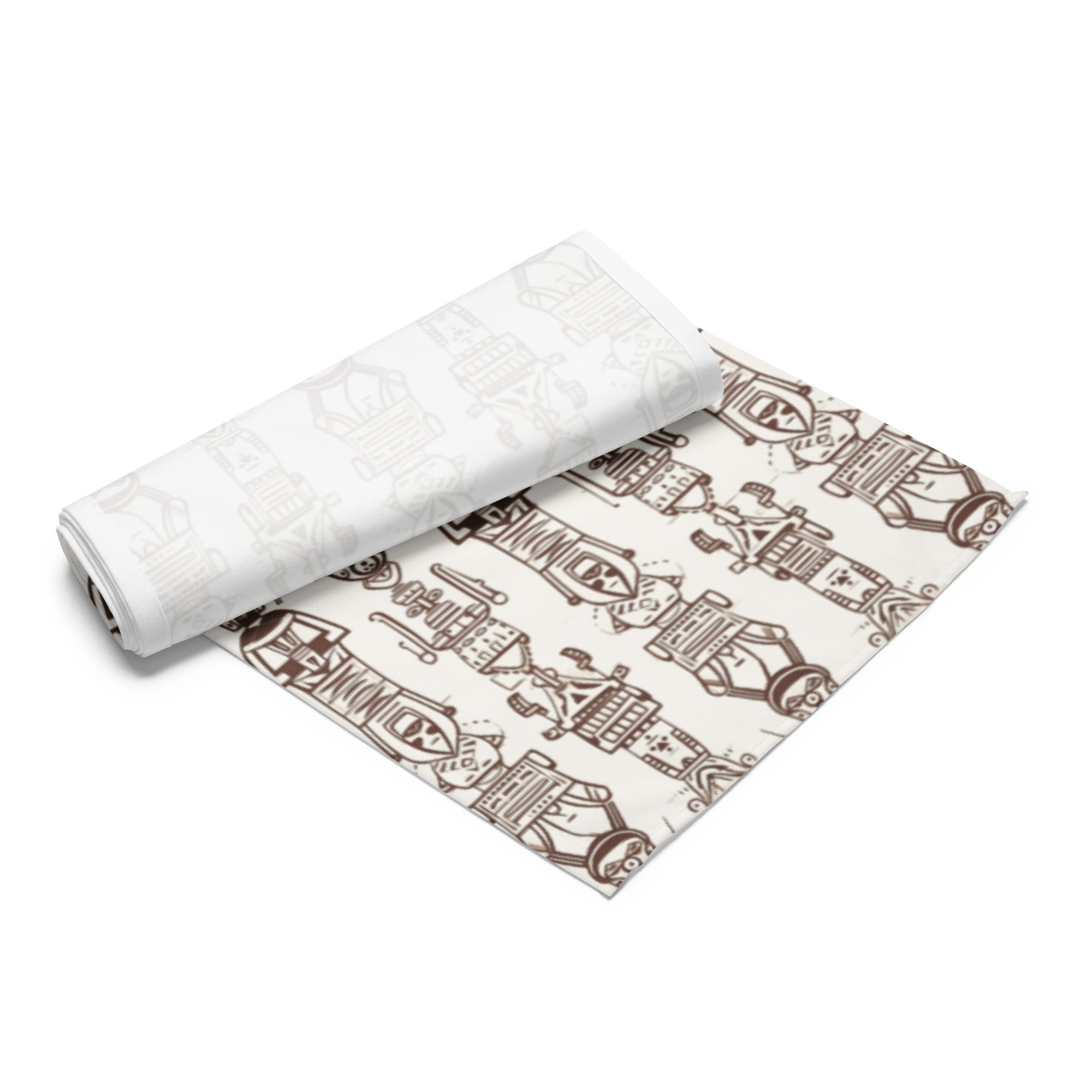 Aztec Brown Table runner